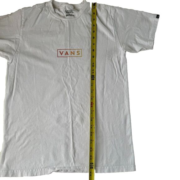 VANS Mens Classic Fit T-Shirt White Size Small - Picture 5 of 10